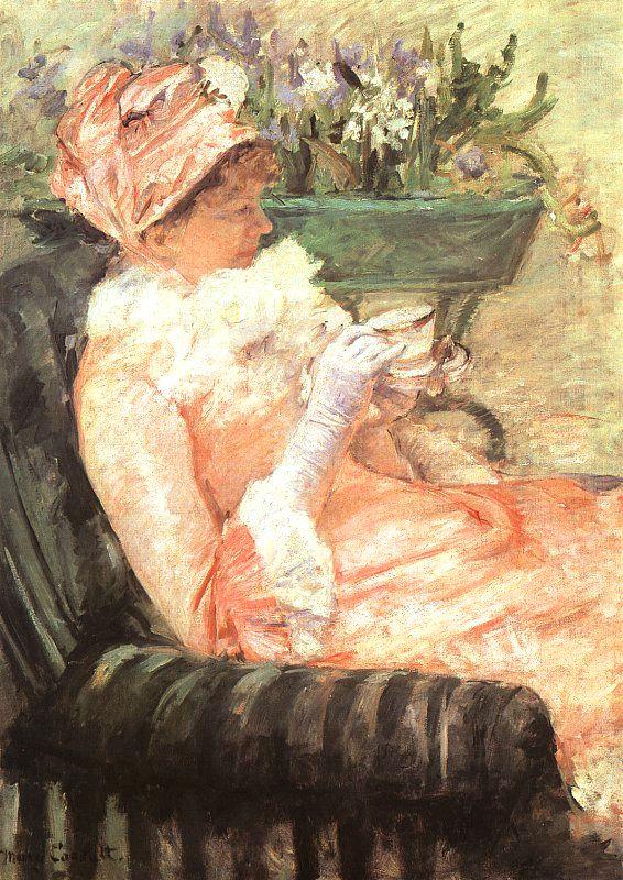 Mary Cassatt The Cup of Tea 1 china oil painting image